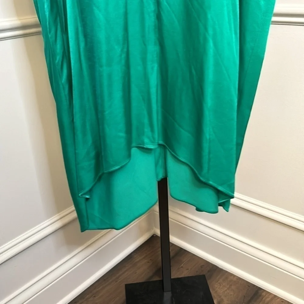 Zara Green silk type material beach cover-up size medium